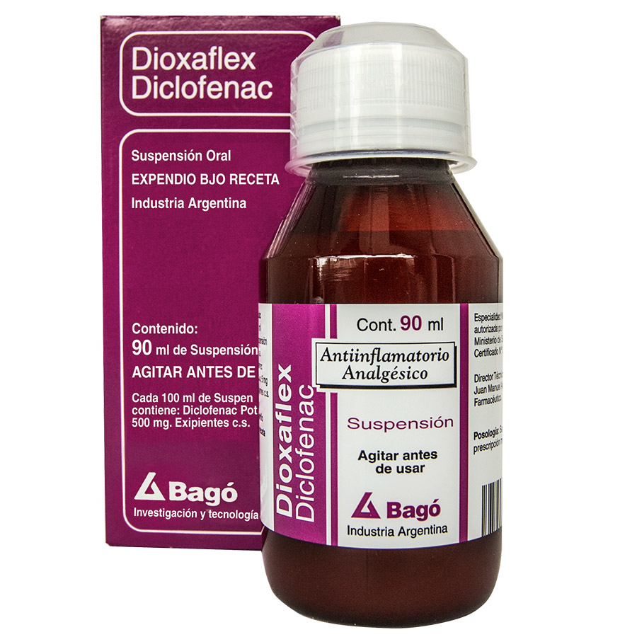 DIOXAFLEX SUSPENSIÓN - Diclofenaco Potásico